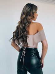 Ellie Off The Shoulder Corset Top
