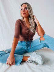 SALE :Chloe Collared Top