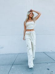 Noah Cotton Corset Top