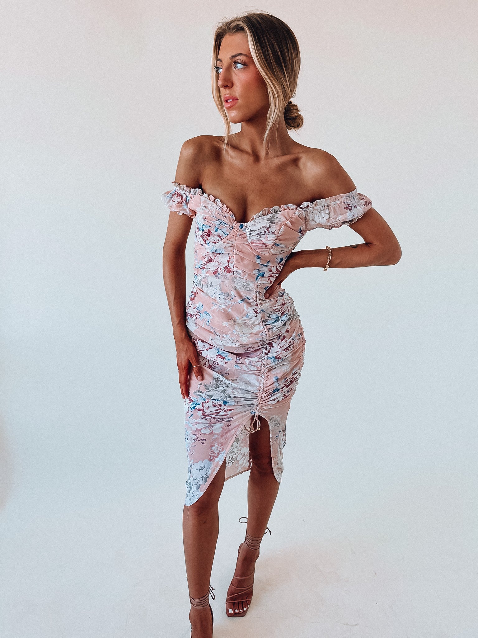 Maeve Floral Midi Dress – Madida Clothing