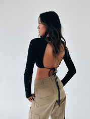 Kairi Open Back Crop Top