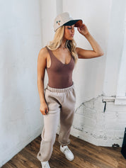 Karla Seamless Bodysuit in Chocolate