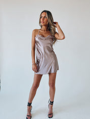 Annyston Mauve Slip Dress