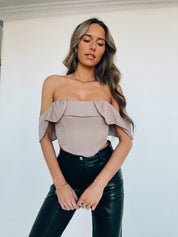 Ellie Off The Shoulder Corset Top