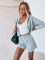 Grey Lounge Around Short