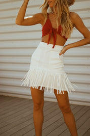 RESTOCKED : Fun Loving Fringe Skirt