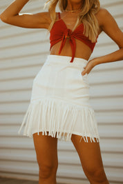 RESTOCKED : Fun Loving Fringe Skirt