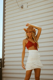 RESTOCKED : Fun Loving Fringe Skirt