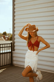 RESTOCKED : Fun Loving Fringe Skirt