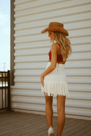 RESTOCKED : Fun Loving Fringe Skirt