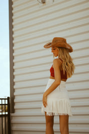 RESTOCKED : Fun Loving Fringe Skirt