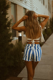 SALE :Sophia Cut Out Tank In White