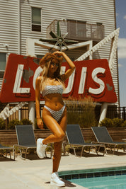 Louis Checkered Bikini