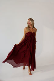 Kyra Ruffle Midi Dress