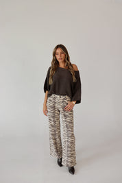 Malia One Shoulder Knit Top