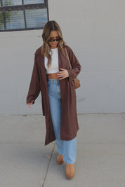 Kyleigh Duster Trench Coat