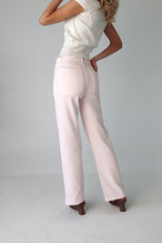 Simone Pink Textured Pants