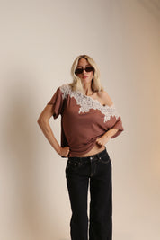 Phoebe Lace Off The Shouler Top