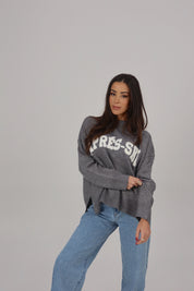 Après-Ski Statement Sweater in Grey