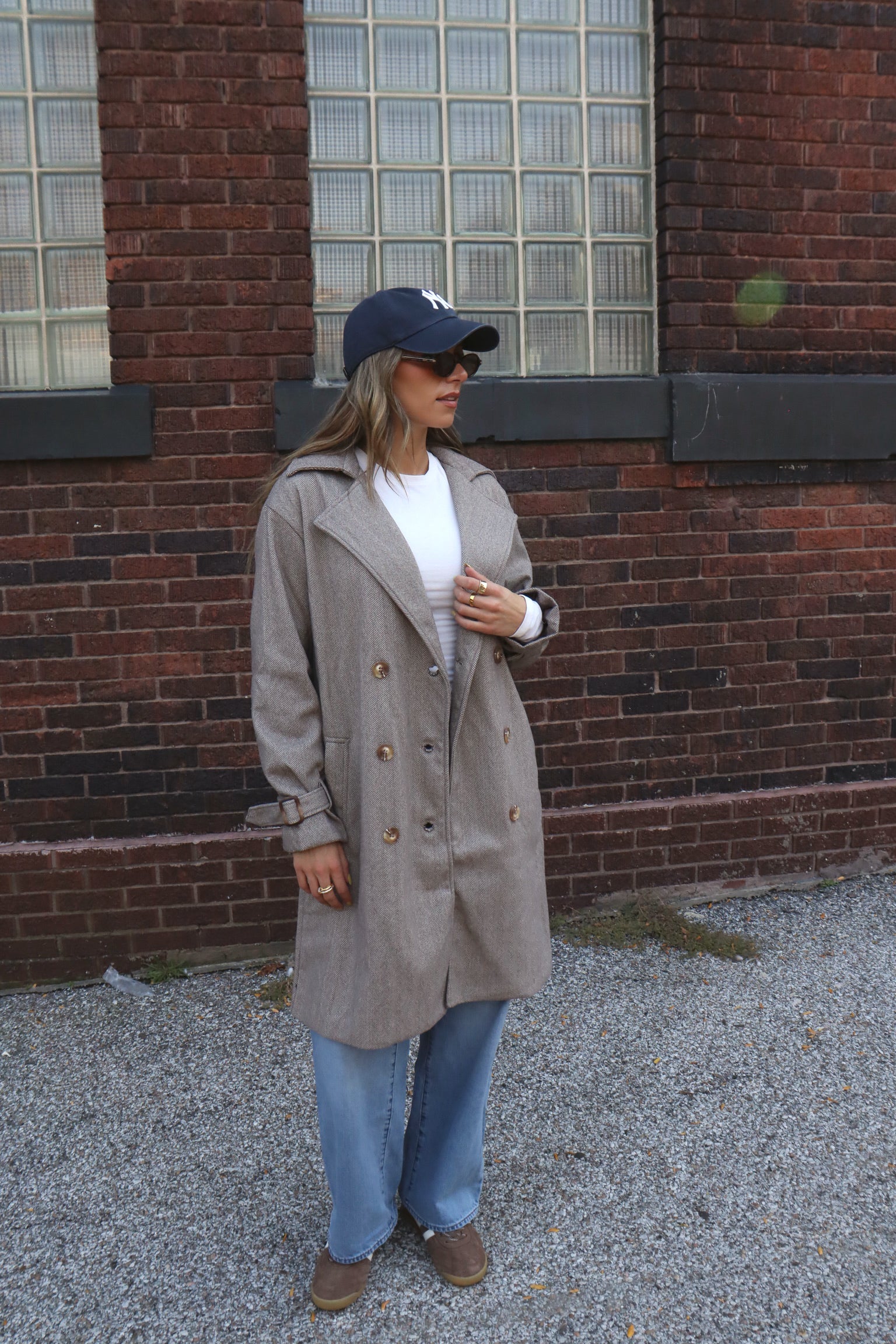 Ayla Herringbone Coat