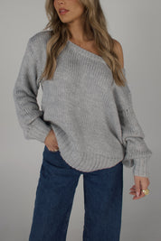 Brandy Off The Shoulder Sweater