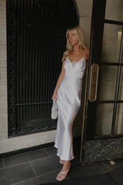 Emilee Satin Maxi Dress