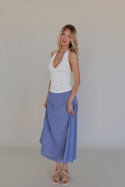 Willa White Halter Top