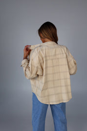 Carstyn Plaid Corduroy Button Up