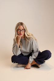Blake Contrast Long Sleeve Top
