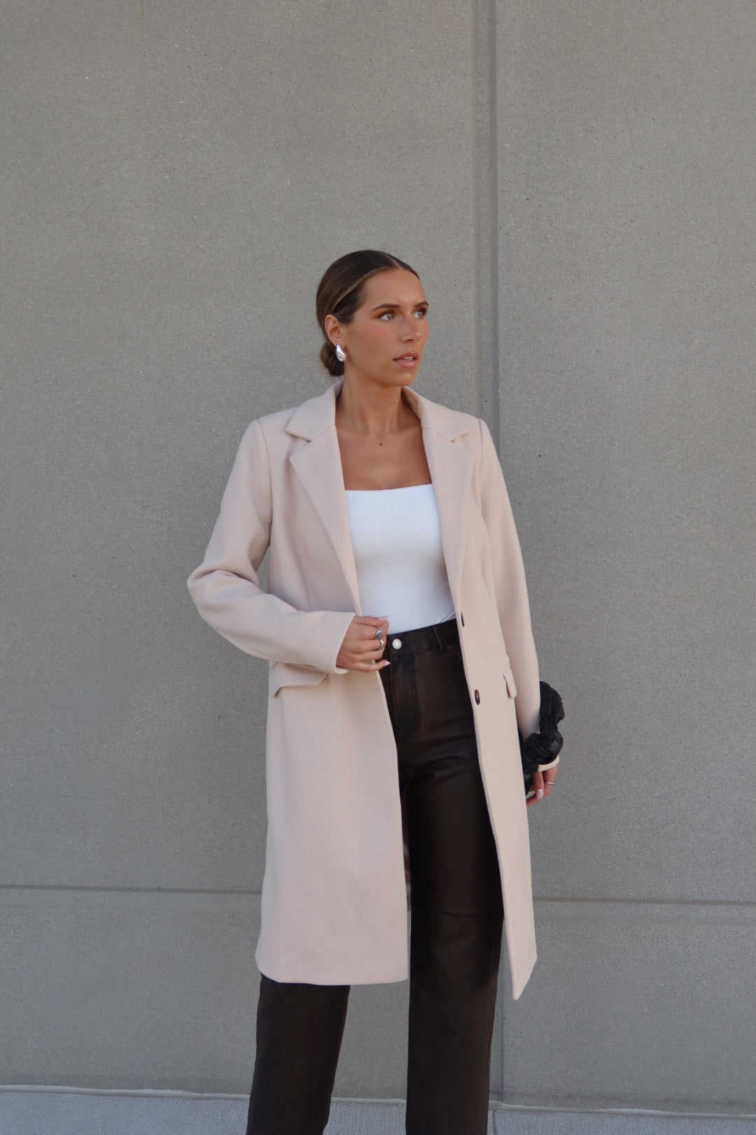 Danielle Beige Trench Coat