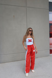 Nebraska Track Pants In Red