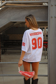 Nebraska Boyfriend Jersey In White