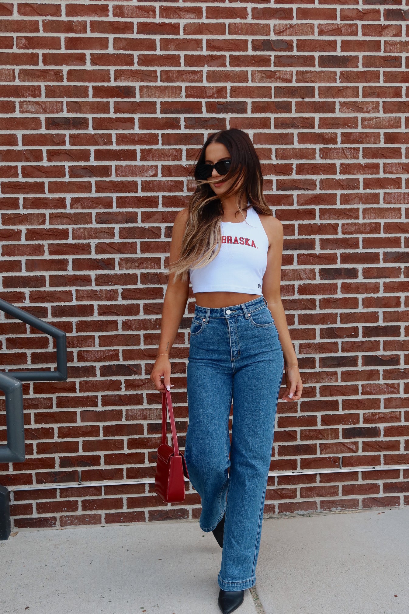 Nebraska Cornhuskers Tailgate Halter Top