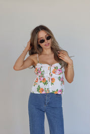 Monroe Floral Top