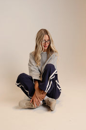Blake Contrast Long Sleeve Top