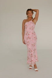 Melanie One Shoulder Maxi Dress