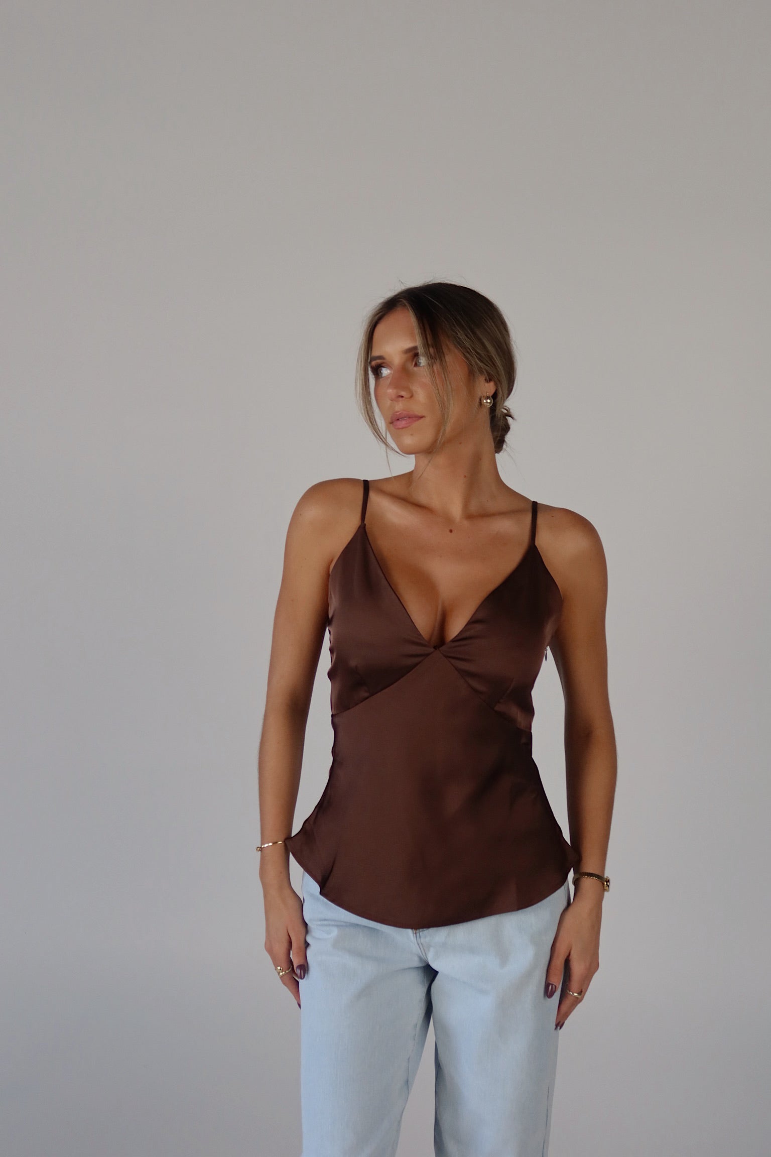 Silk Serenity V-Neck Tank