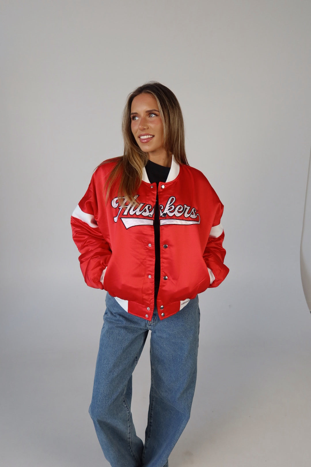 Huskers Varsity Bomber Jacket