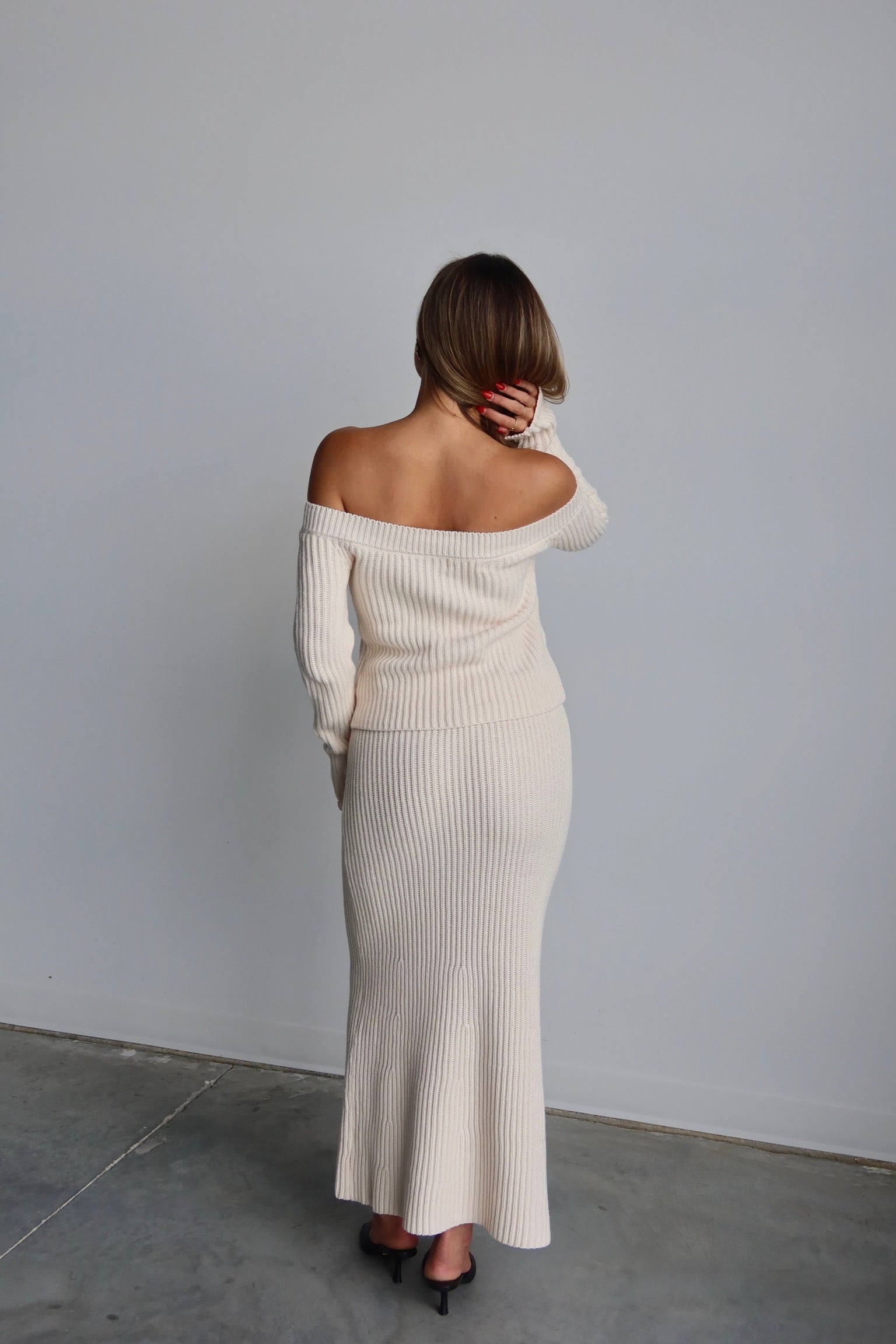 Kennedy Off Shoulder Knit Top