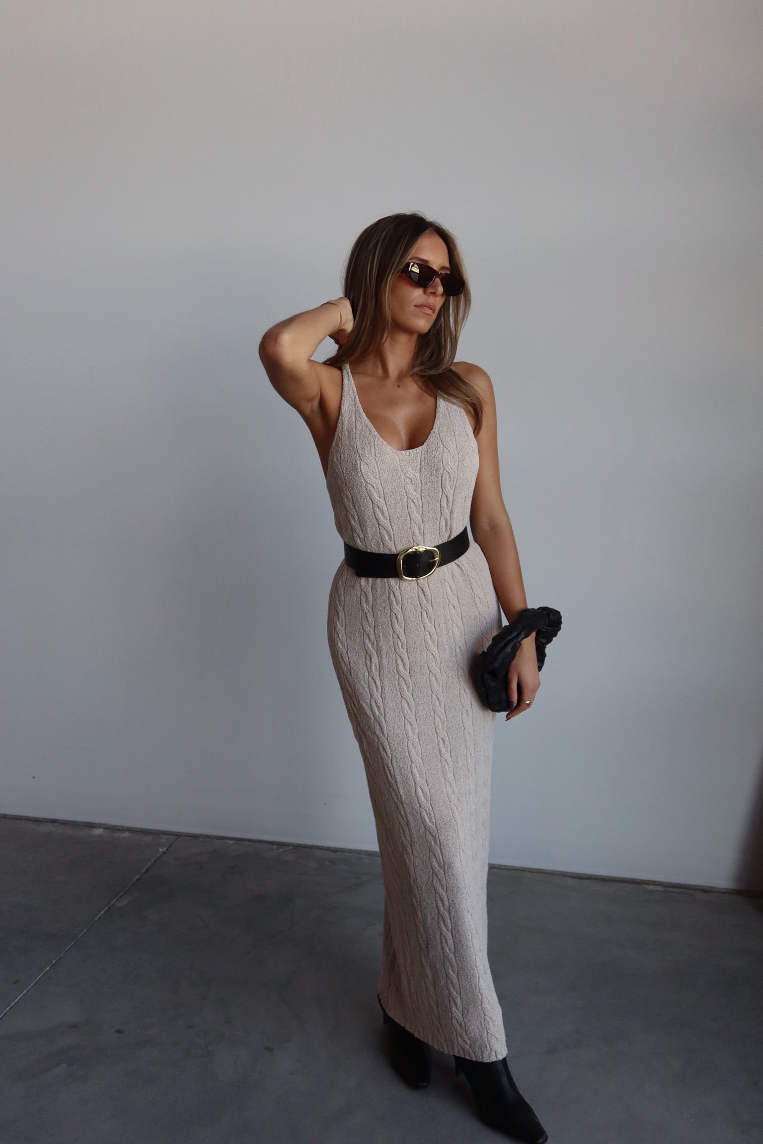 Lane Maxi Dress in Oat