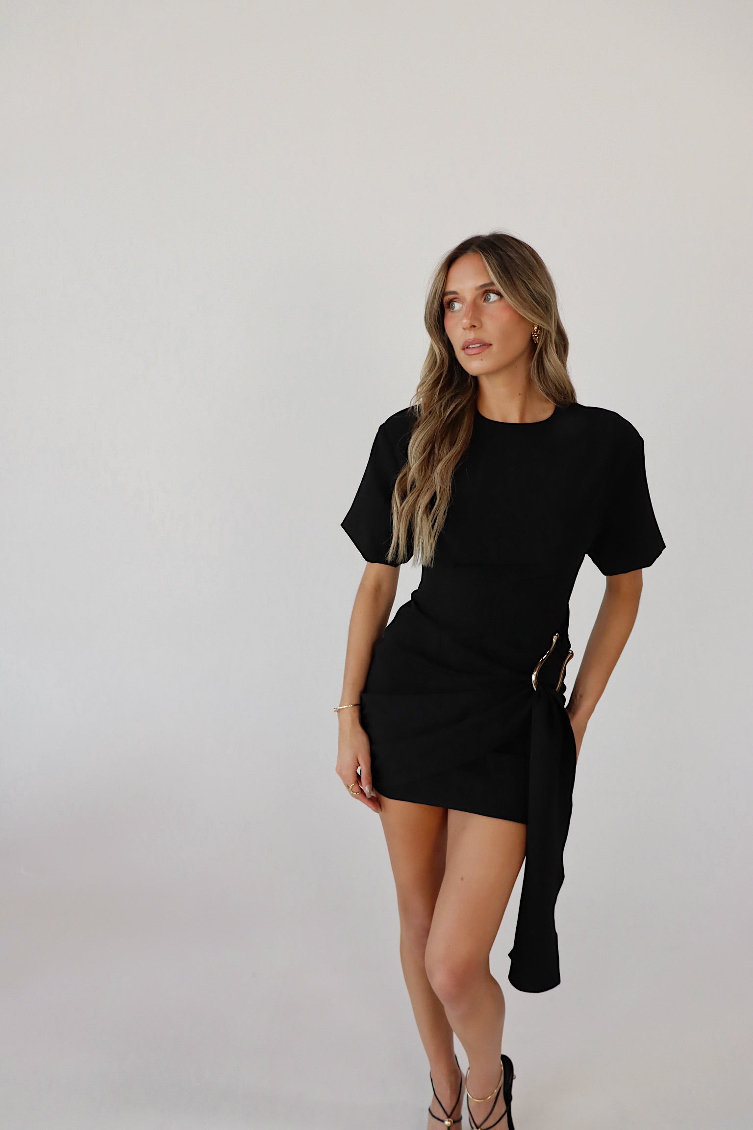 Vivianne Short Sleeve Mini Dress