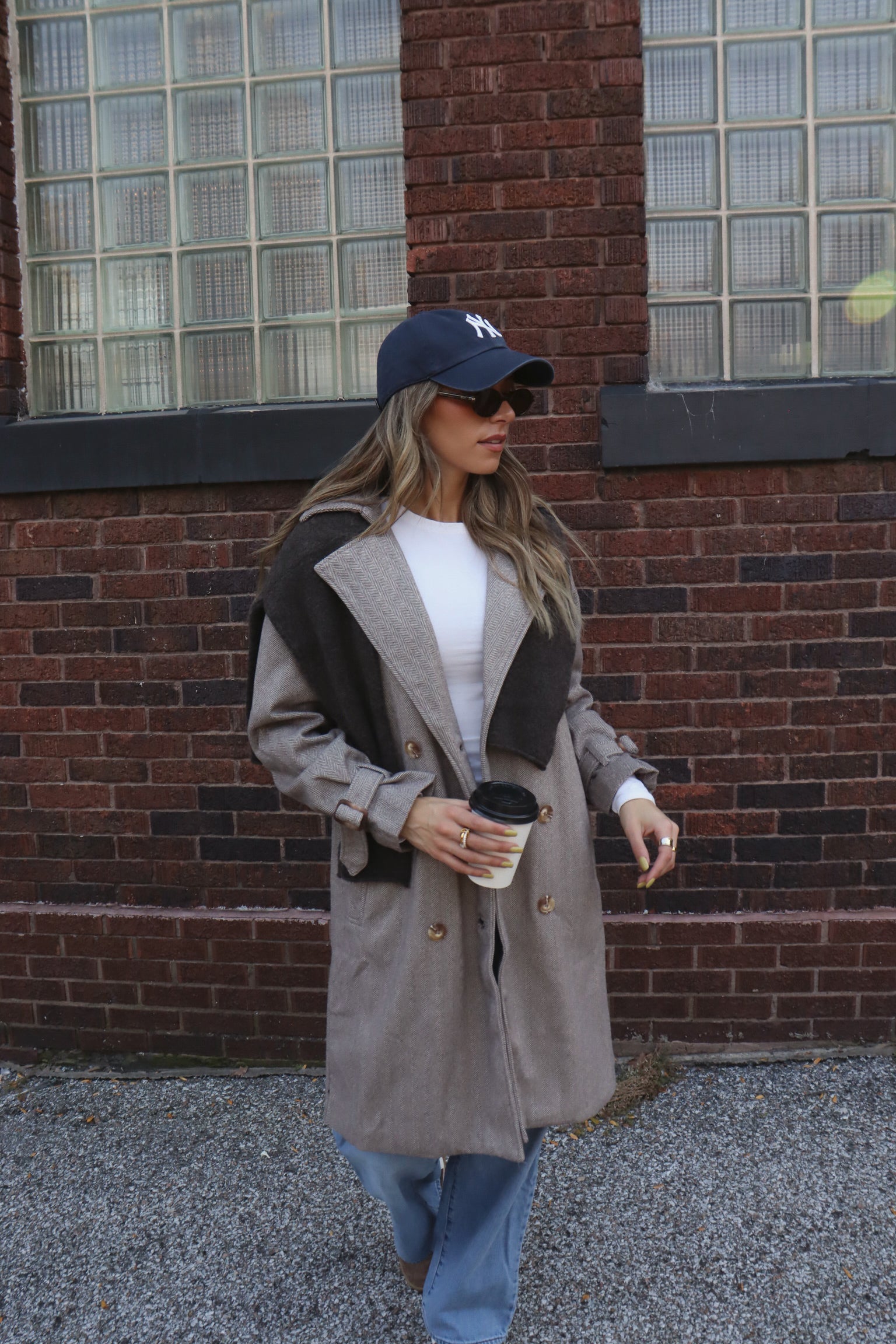 Ayla Herringbone Coat