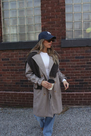 Ayla Herringbone Coat