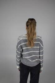 Haven Striped V-Neck Sweater