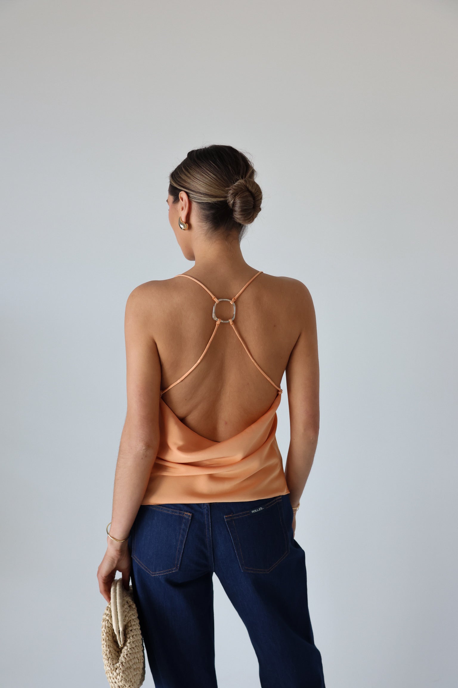 Sunset Glow Satin Cami