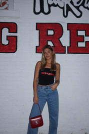 Nebraska Halter Top in Black