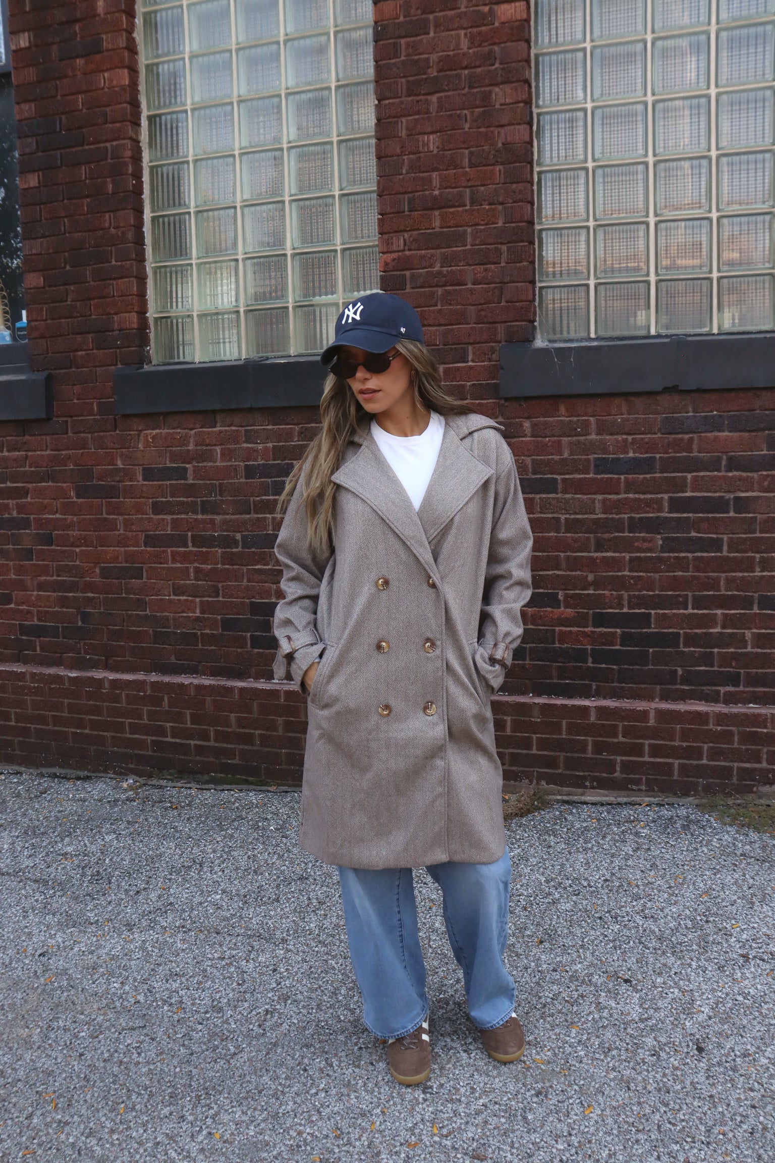 Ayla Herringbone Coat