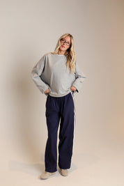 Blake Contrast Long Sleeve Top