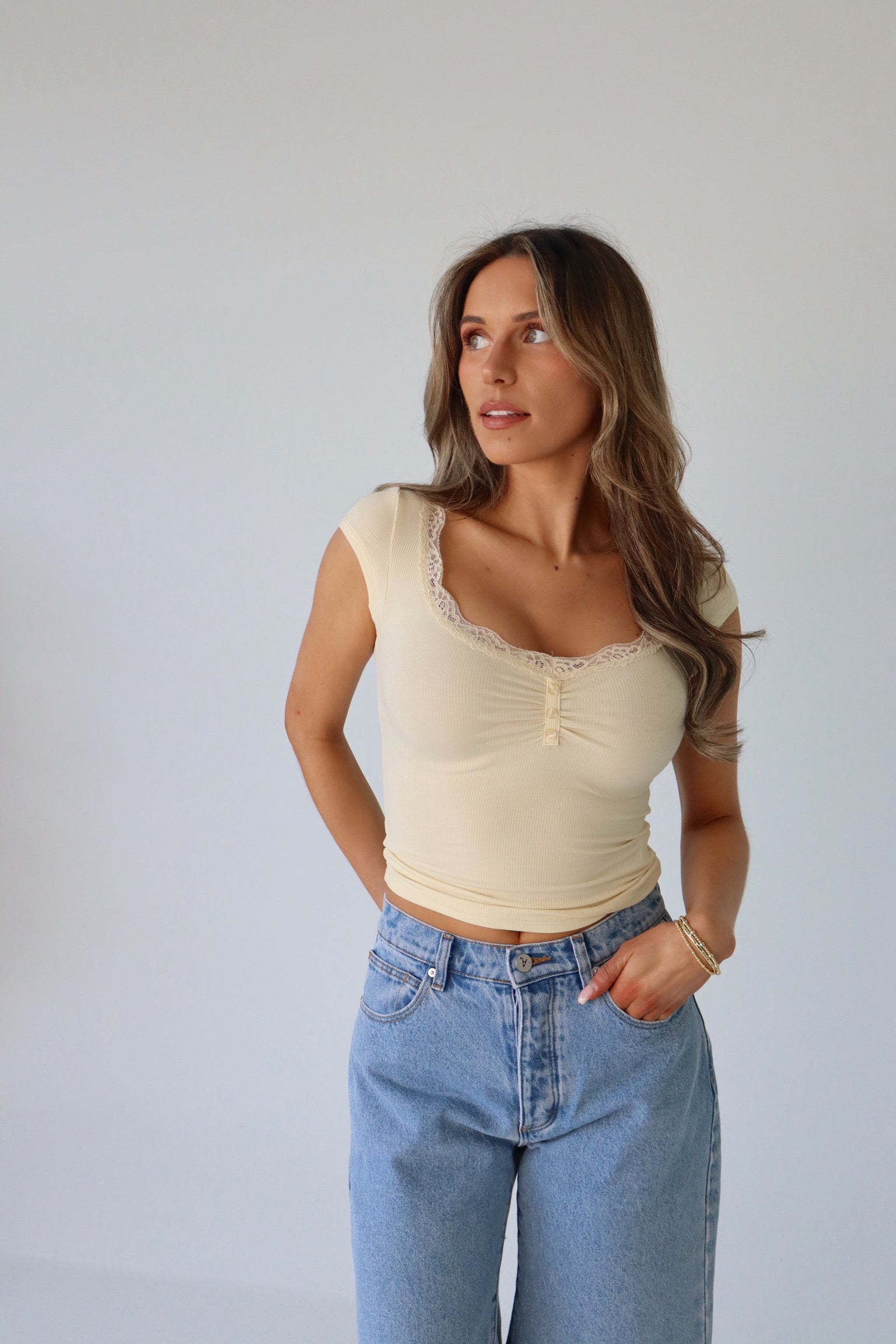 Callan Contrast Henley Tee