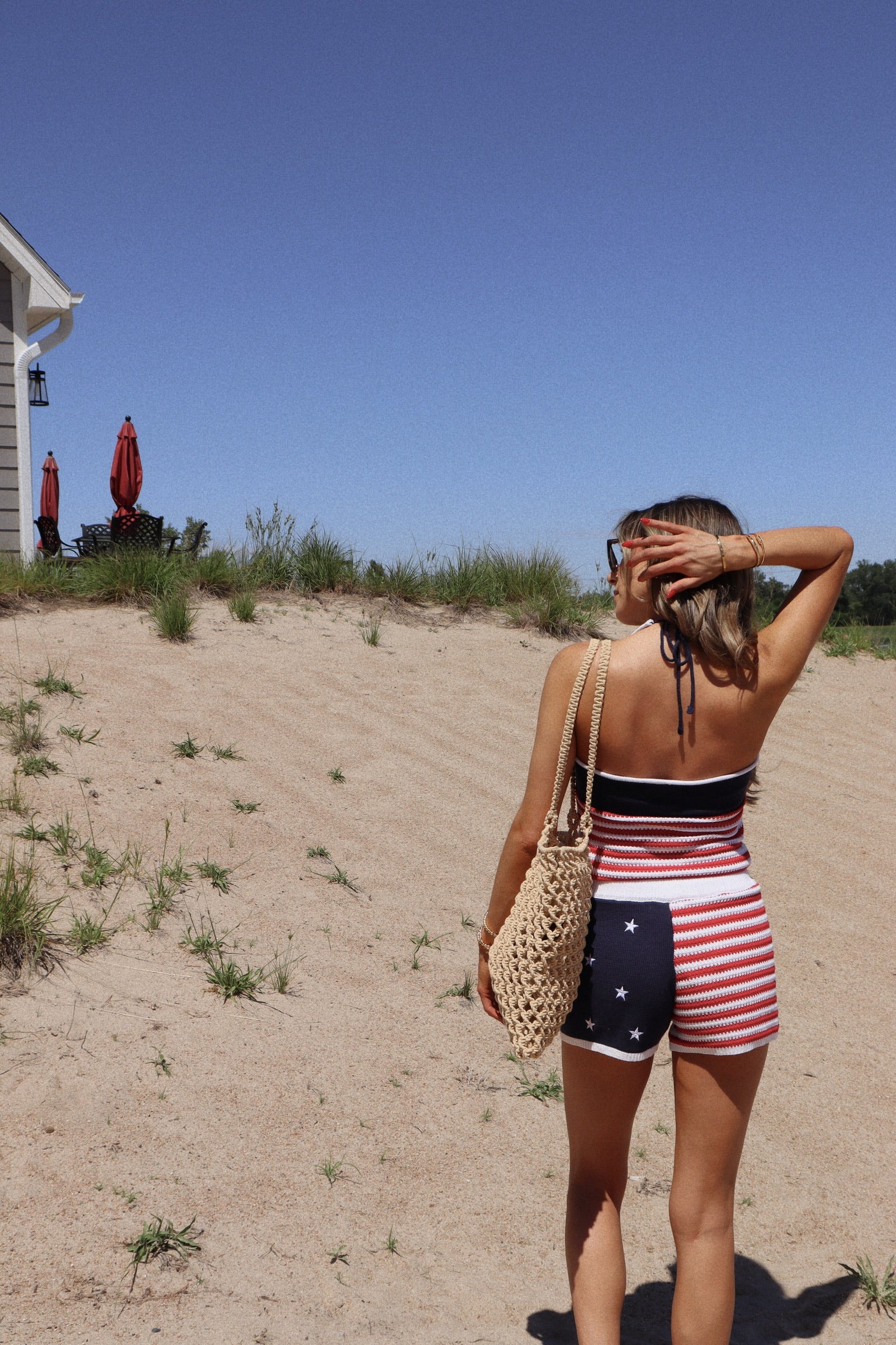 All American Knit Halter Top